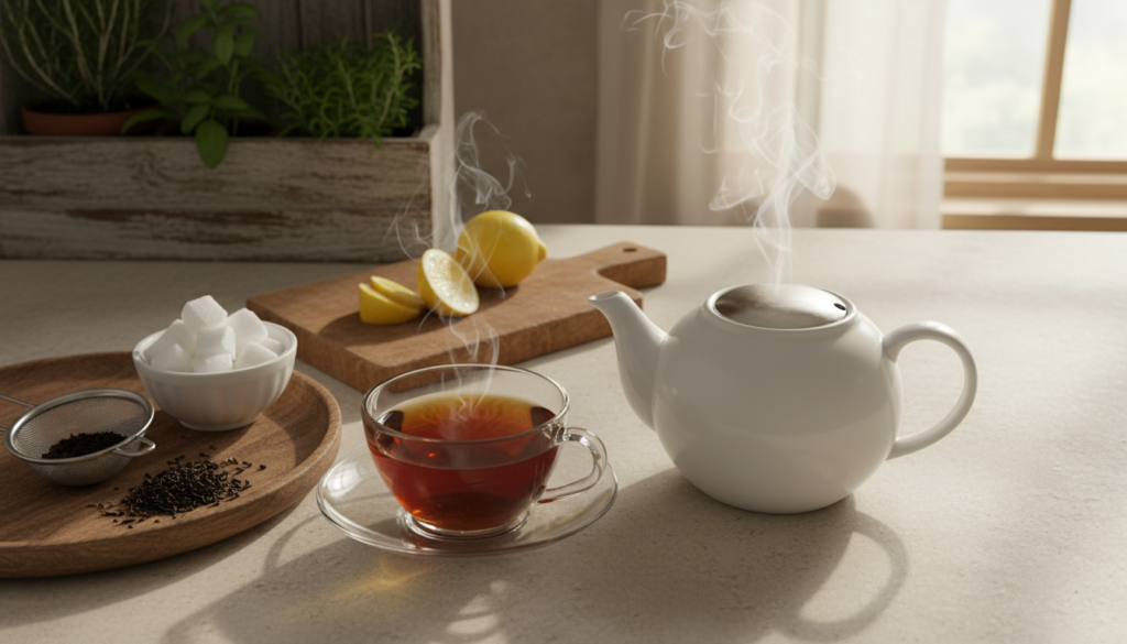 English Breakfast Tee Zubereitung