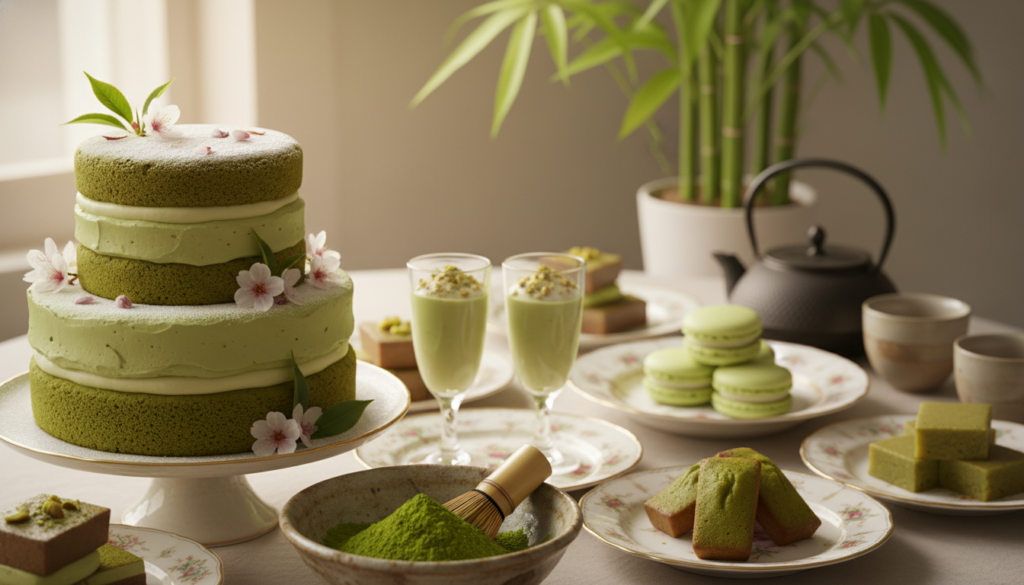 Grüner Tee Desserts