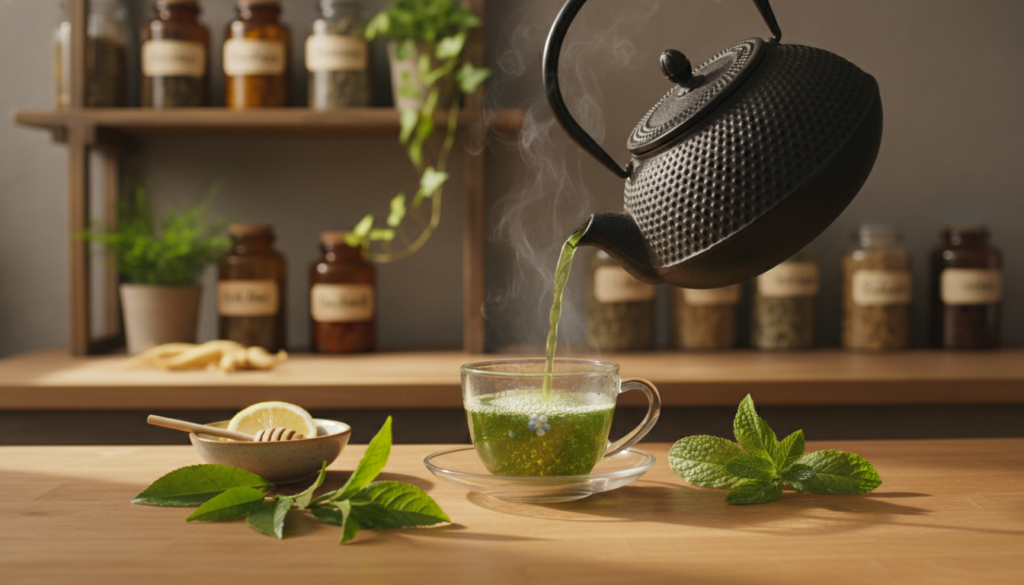 Grüner Tee Inhaltsstoffe