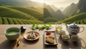 Grüner Tee Japan vs China