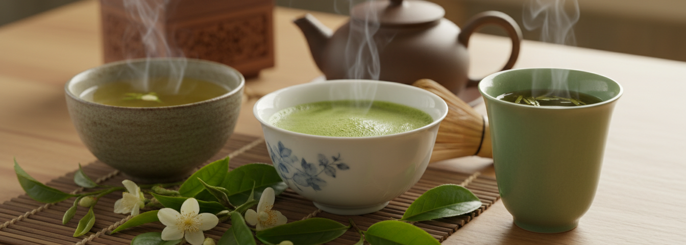 Grüner Tee Sorten
