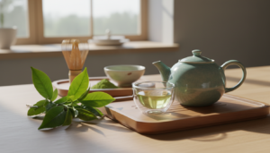 Grüner Tee Zubereitung