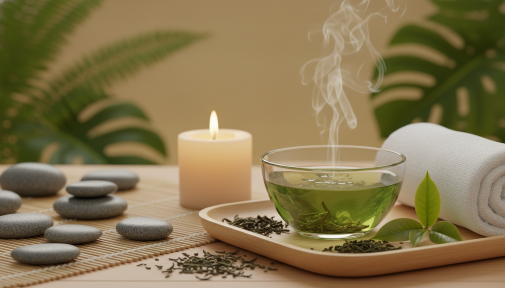 Grüner Tee für die Hautpflege