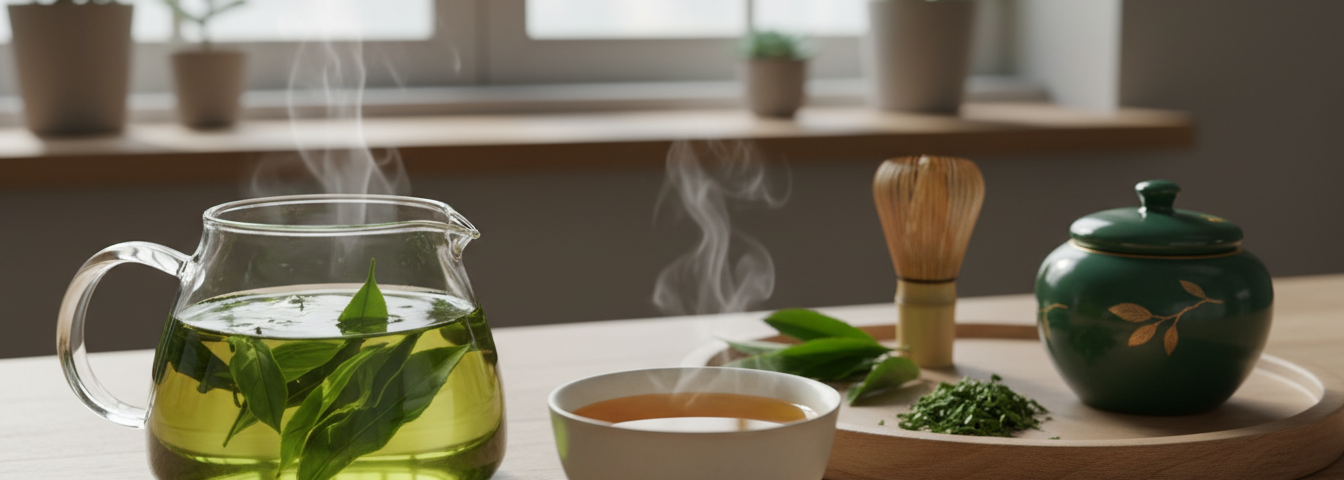 Grüner Tee zubereiten