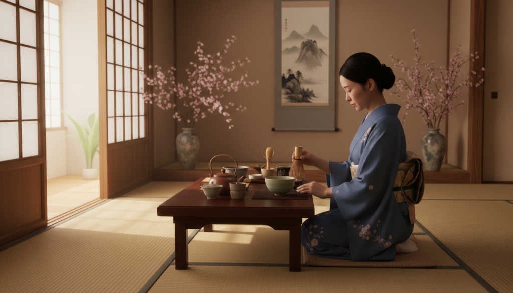 Japanische Teezeremonie Japanische Teezeremonie