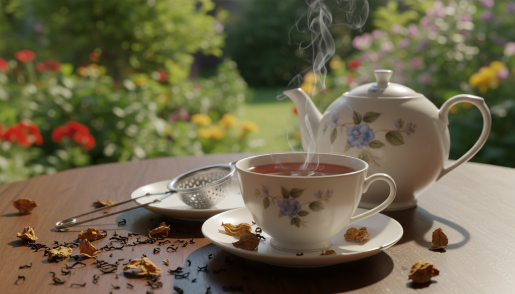 Schwarzer Tee Genuss