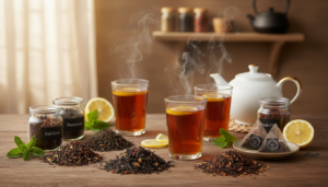 Schwarzer Tee Geschmacksrichtung