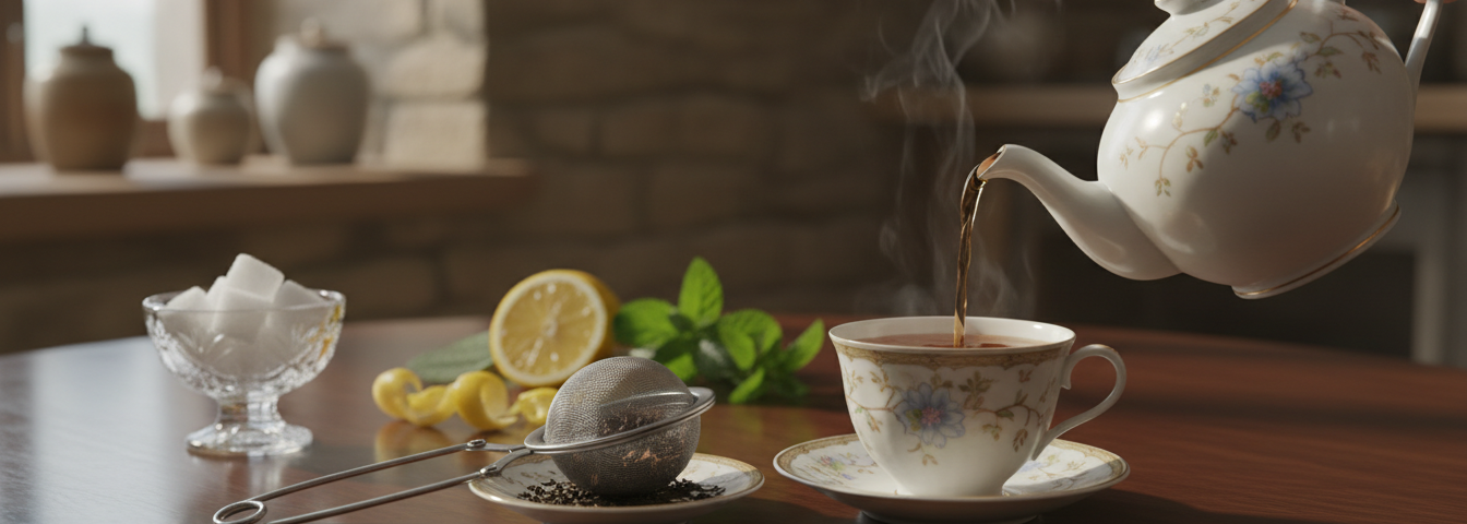 Schwarzer Tee richtig aufbrühen